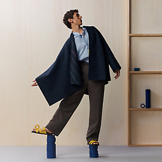 片袖ケープ-リバーシブル--